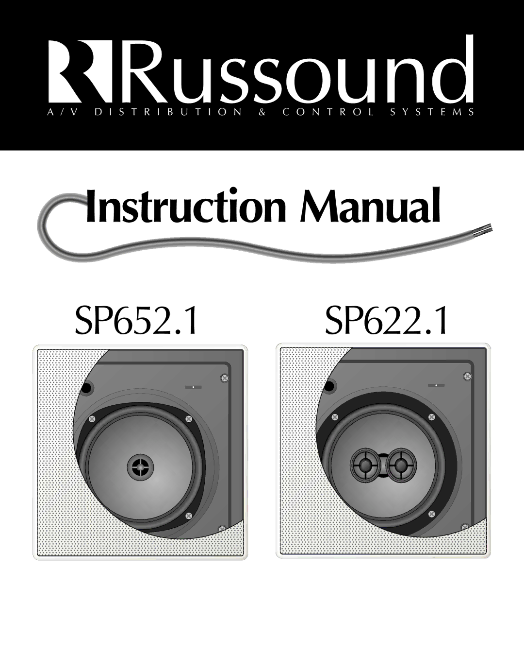 Russound instruction manual SP652.1 SP622.1 