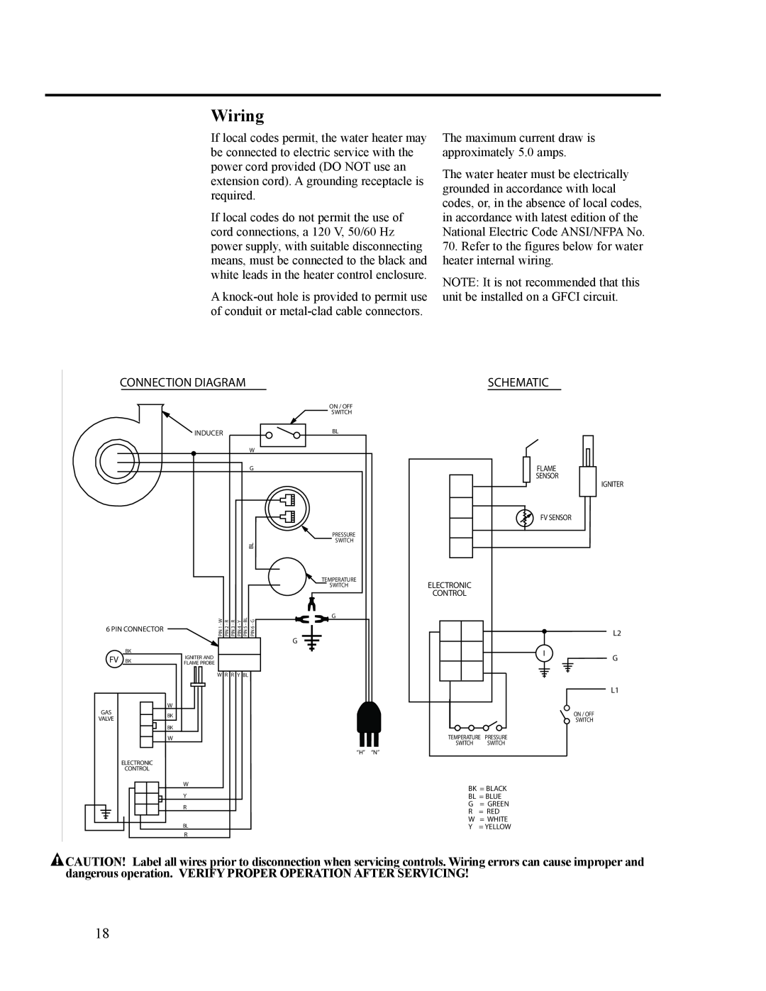 Ruud AP14236 installation instructions Wiring, Connection Diagram, Schematic 