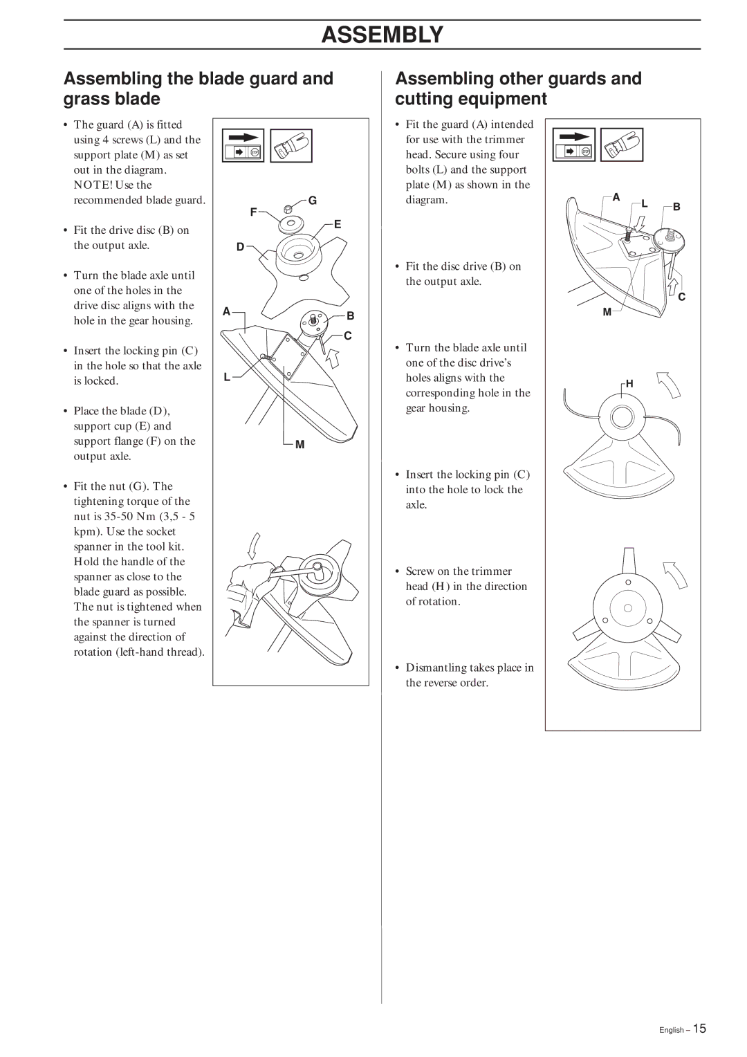 Ryobi 240RJ manual Assembly 