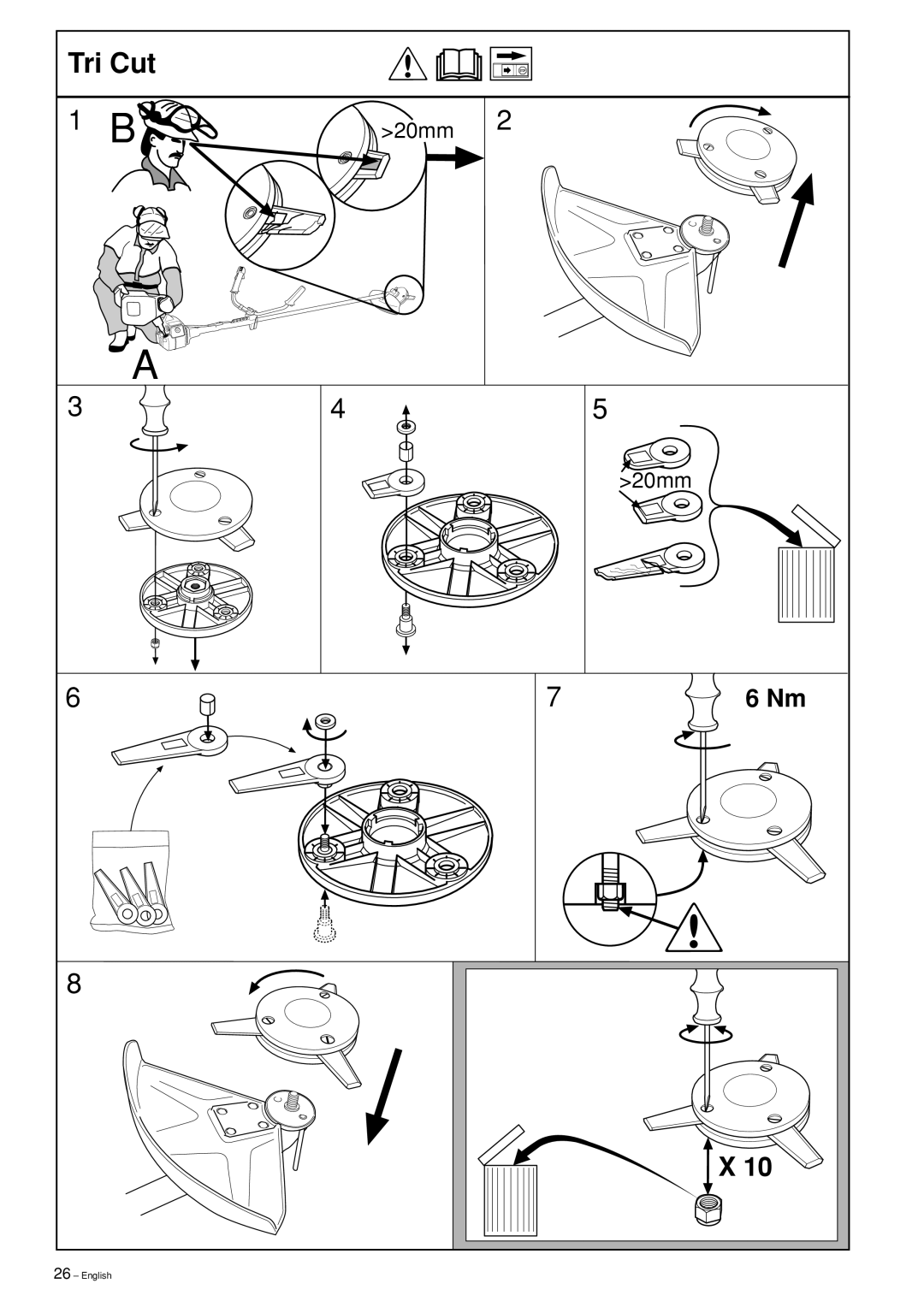 Ryobi 240RJ manual Tri Cut 