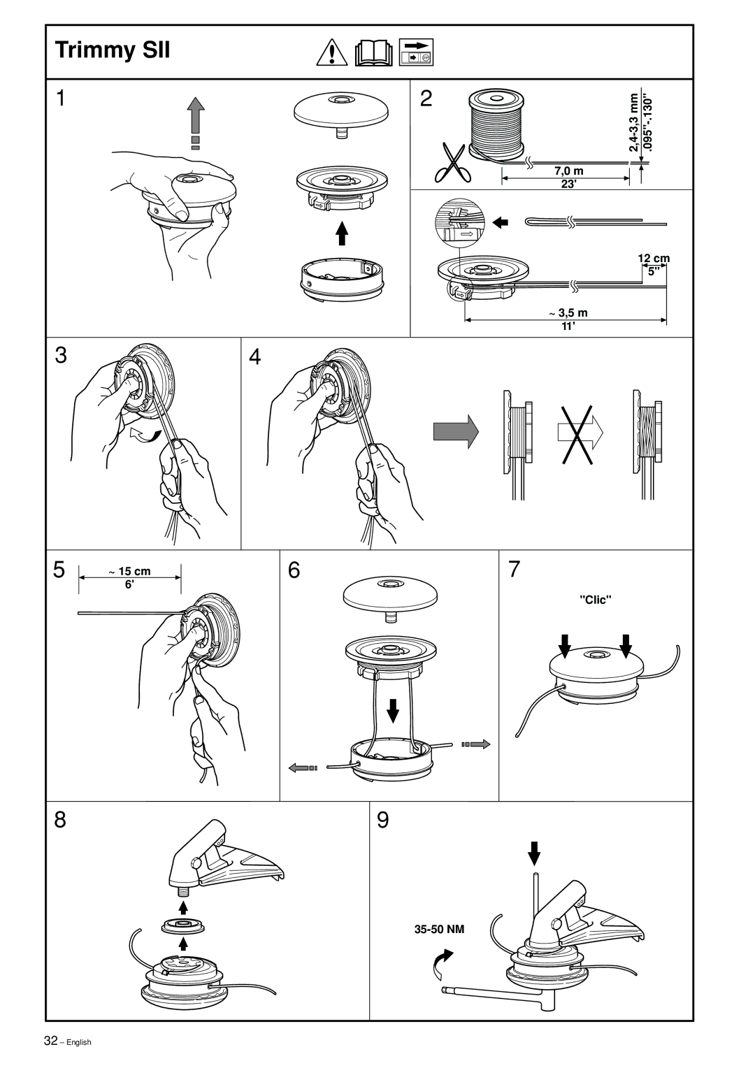 Ryobi 240RJ manual Trimmy SII 