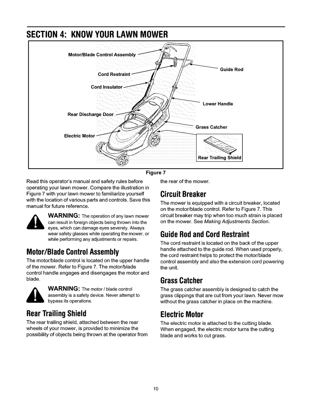 Ryobi 247.370380, 136 manual Knowyourlawnmower 