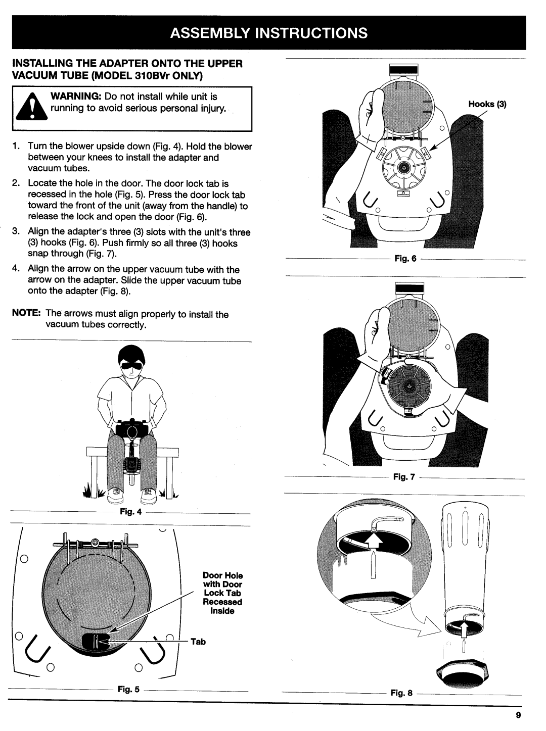 Ryobi 280r, 310BVr manual 