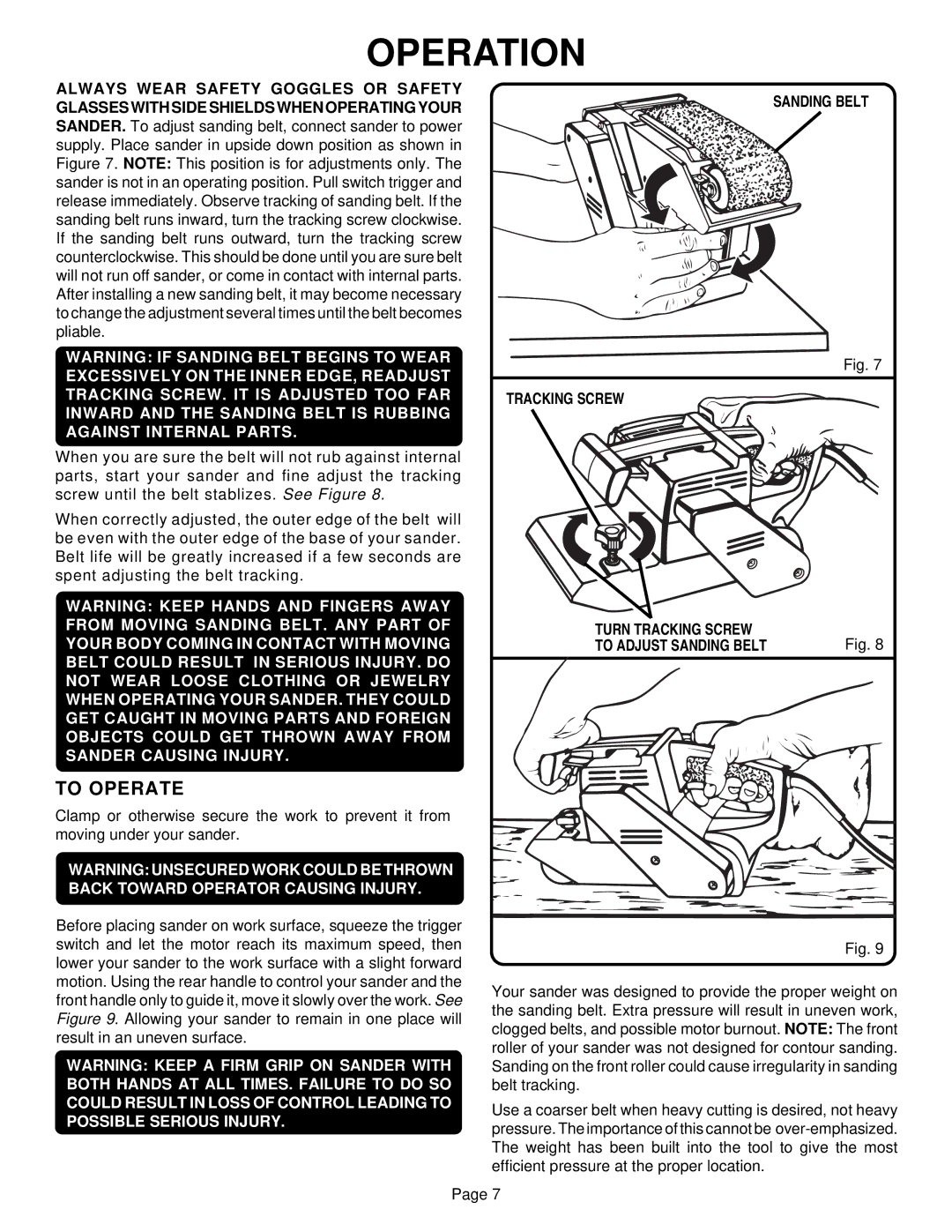 Ryobi B850 specifications To Operate 