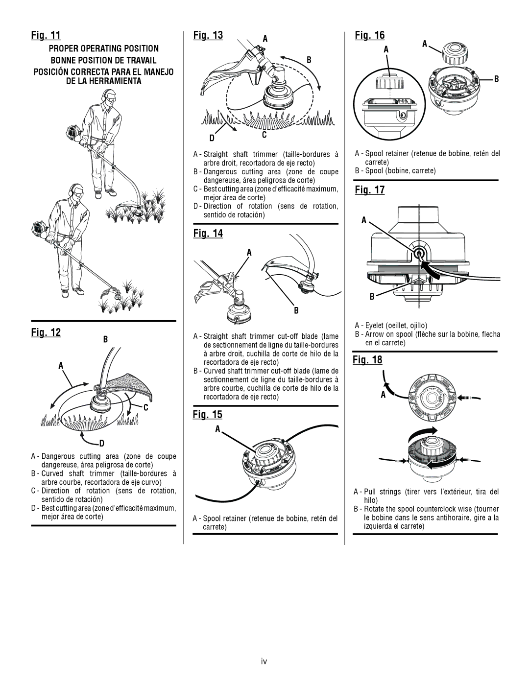 Ryobi CS26 manuel dutilisation DE LA Herramienta 