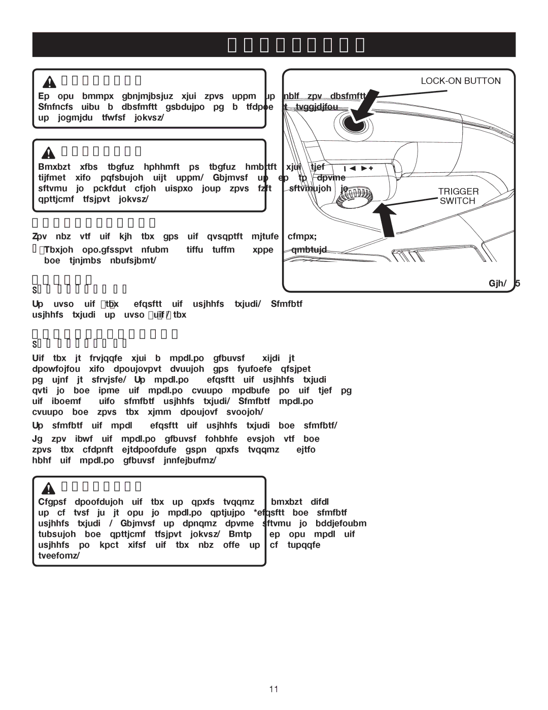 Ryobi Jig Saw manual Operation, Applications 