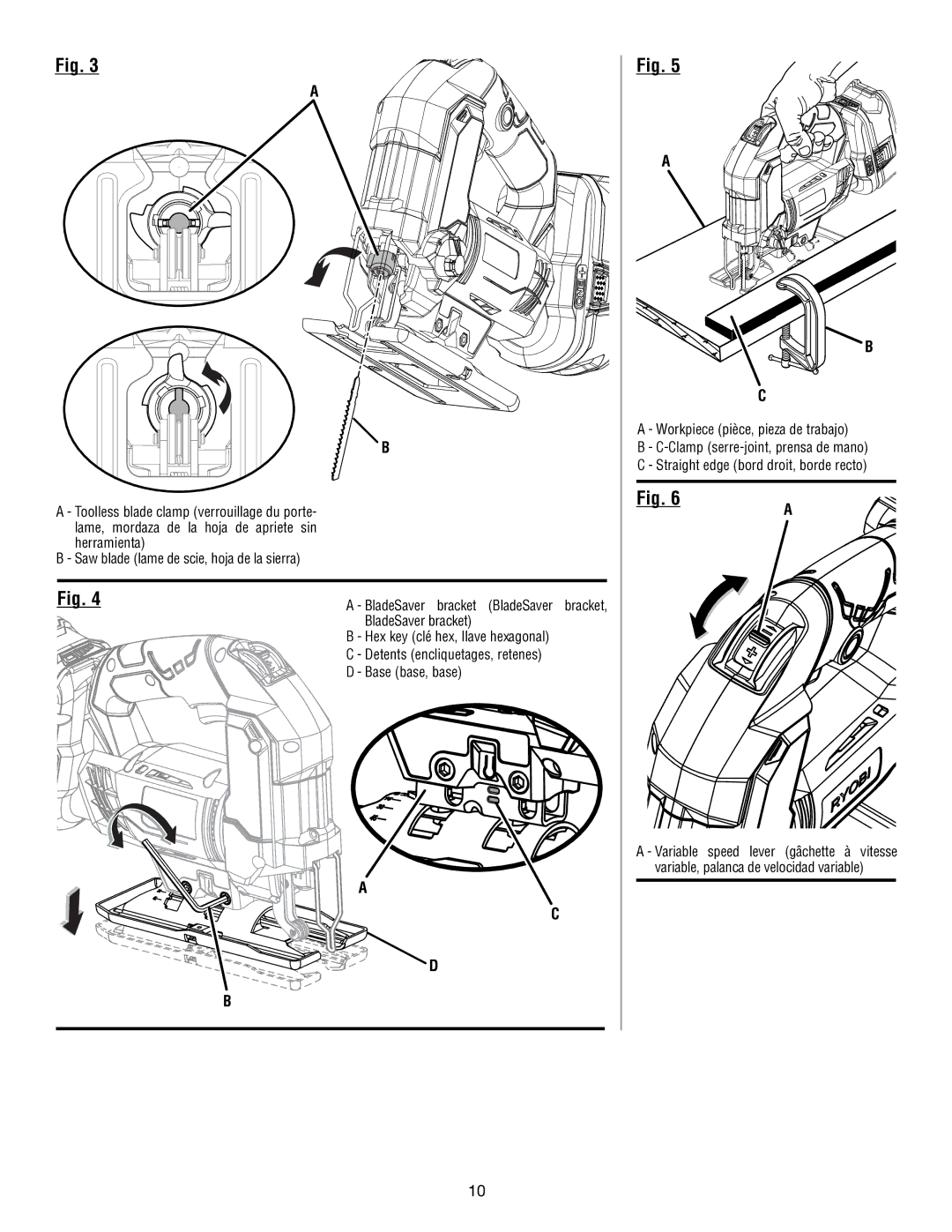 Ryobi P523 manuel dutilisation 