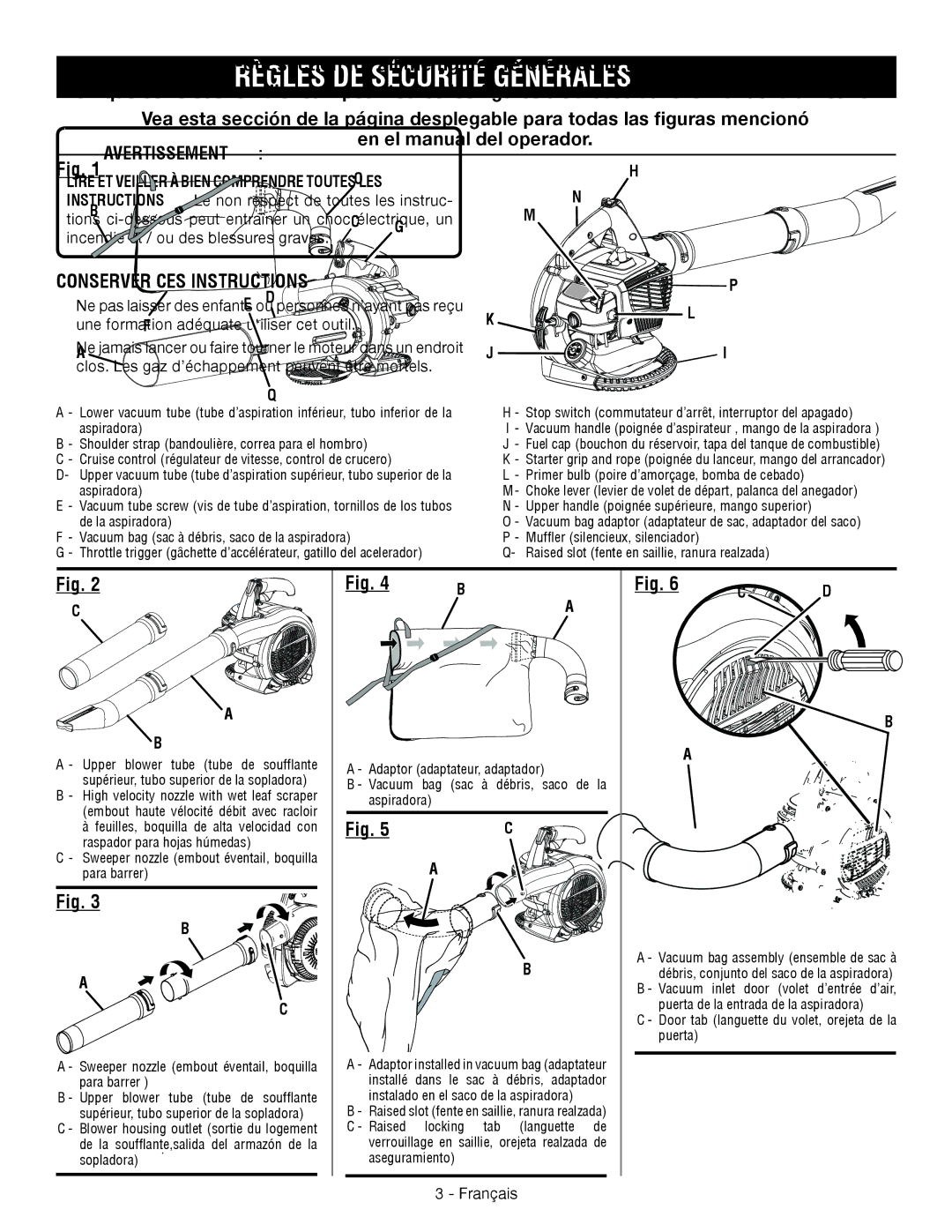 Ryobi RY09051 manuel dutilisation Règles DE Sécurité Générales, Conserver CES Instructions, Avertissement  