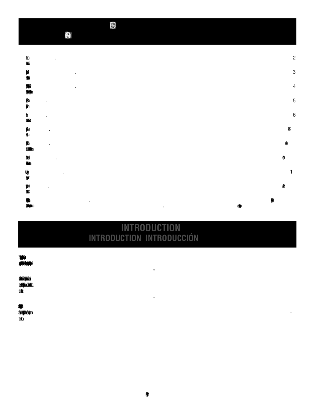 Ryobi RY09951, RY09550 manuel dutilisation Table of Contents, Introduction 