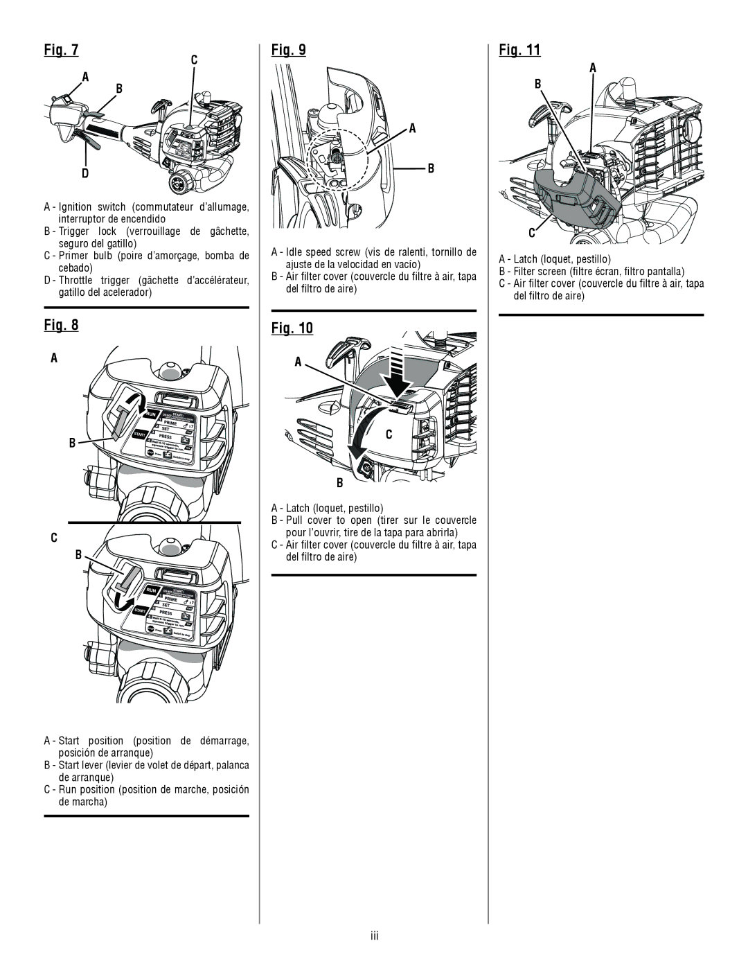 Ryobi RY26000 manuel dutilisation Iii 