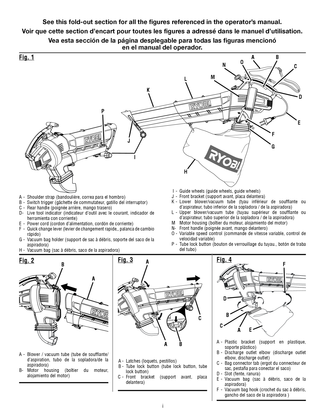 Ryobi RY42110 manuel dutilisation en el manual del operador 