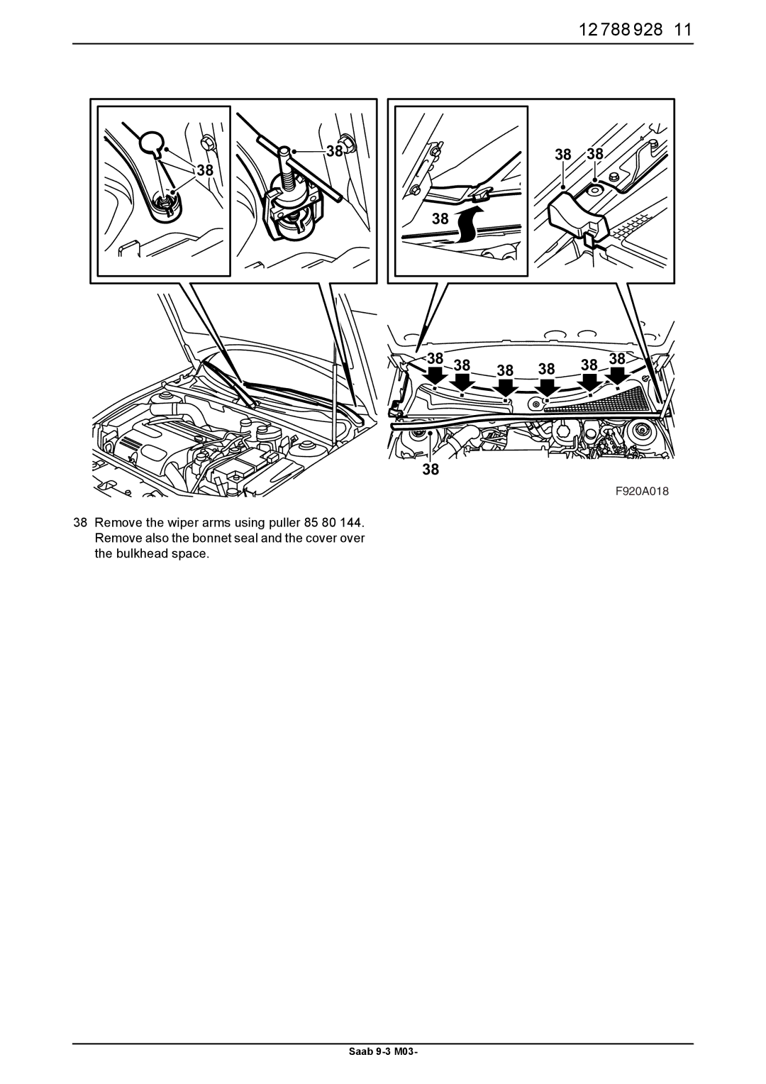 Saab 9-3 M03 installation instructions 38 38 38 