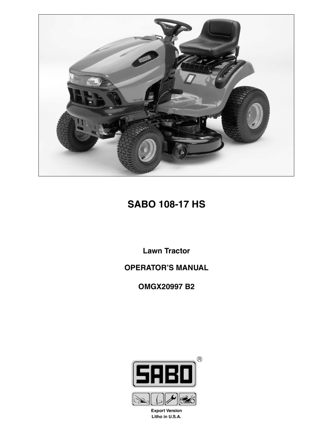 Sabo manual Sabo 108-17 HS 