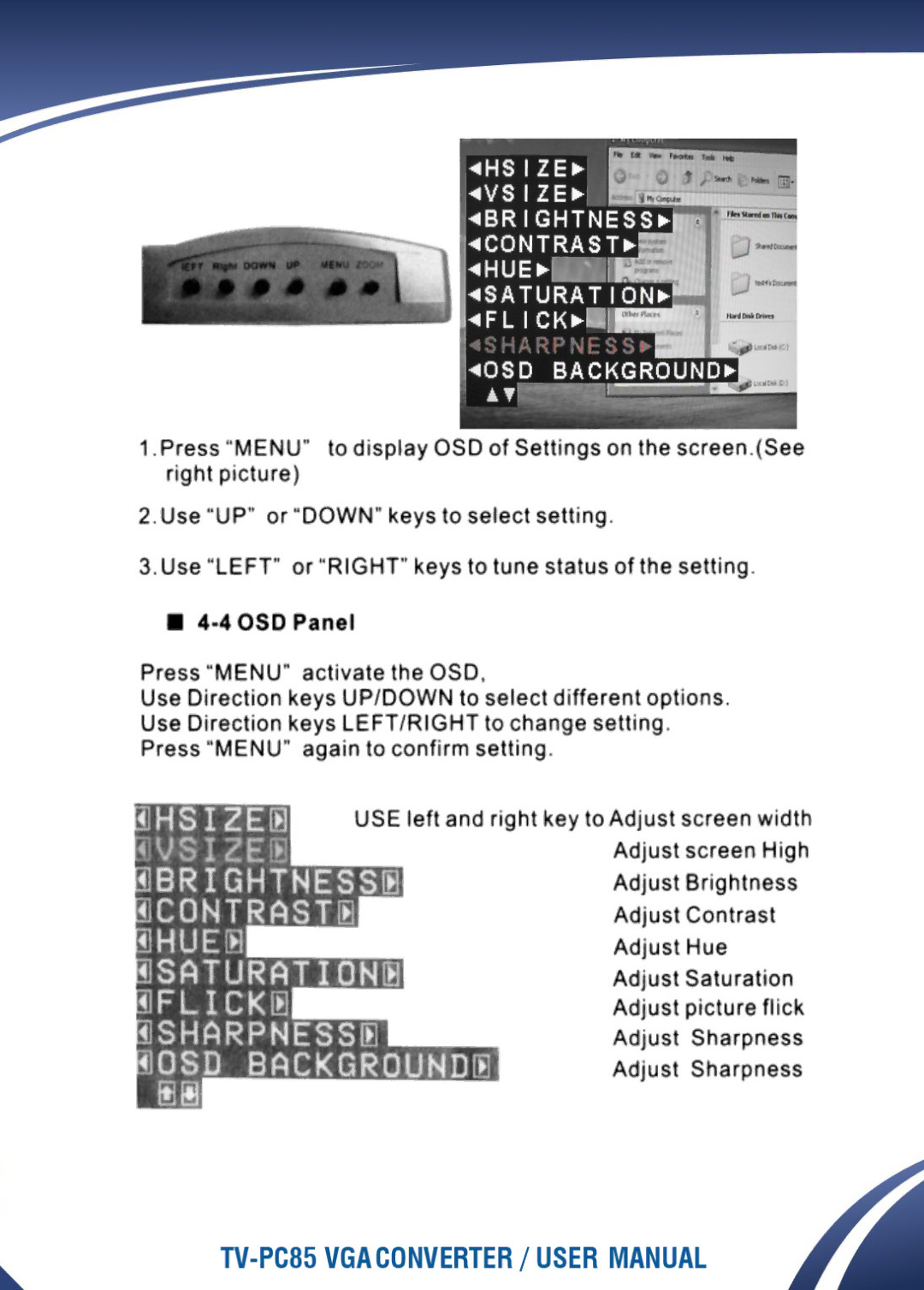 Sabrent TV-PC85 manual 