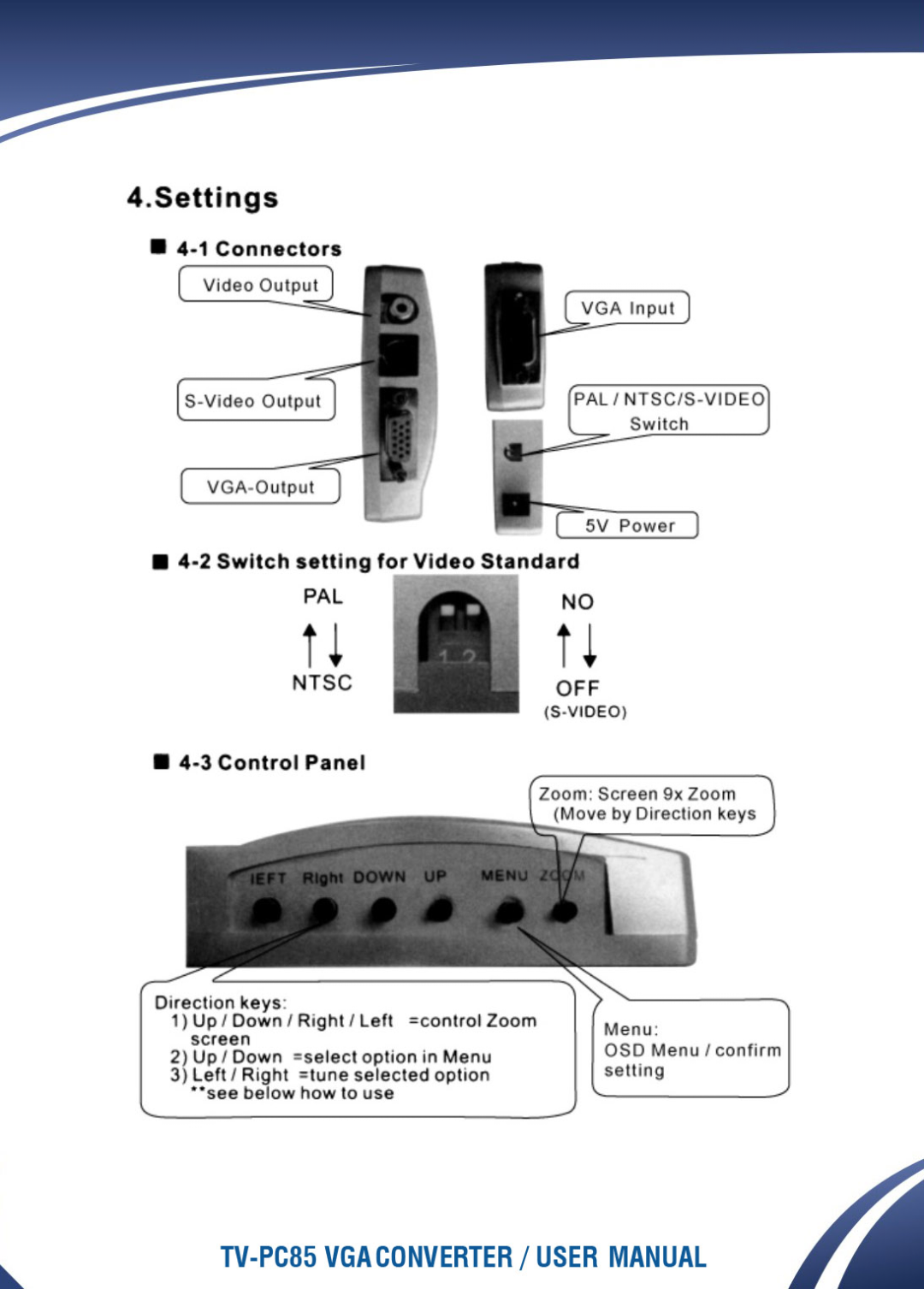 Sabrent TV-PC85 manual 