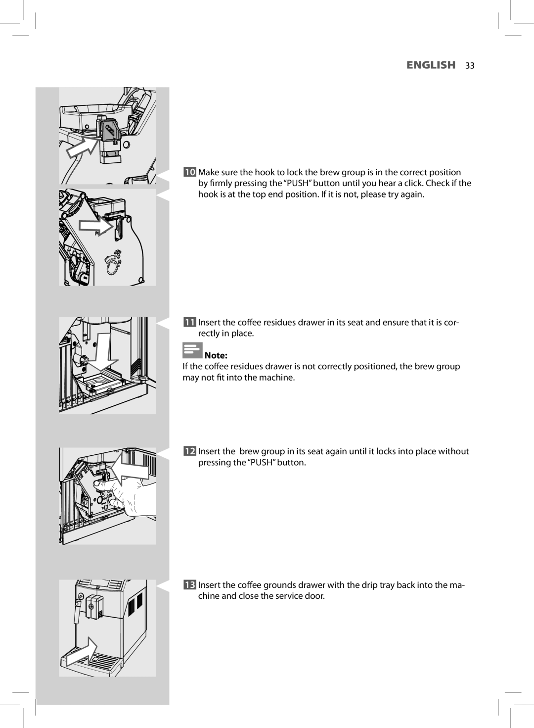 Saeco Coffee Makers HD8761, HD8764 manual English 