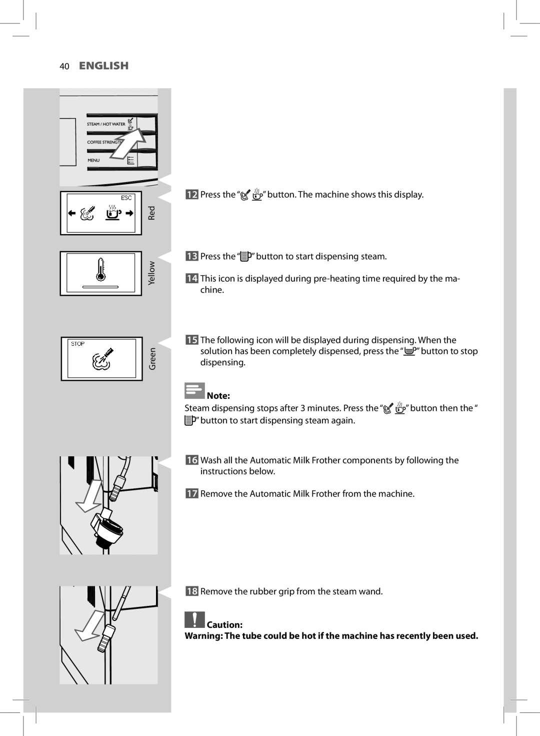 Saeco Coffee Makers HD8772 user manual English 