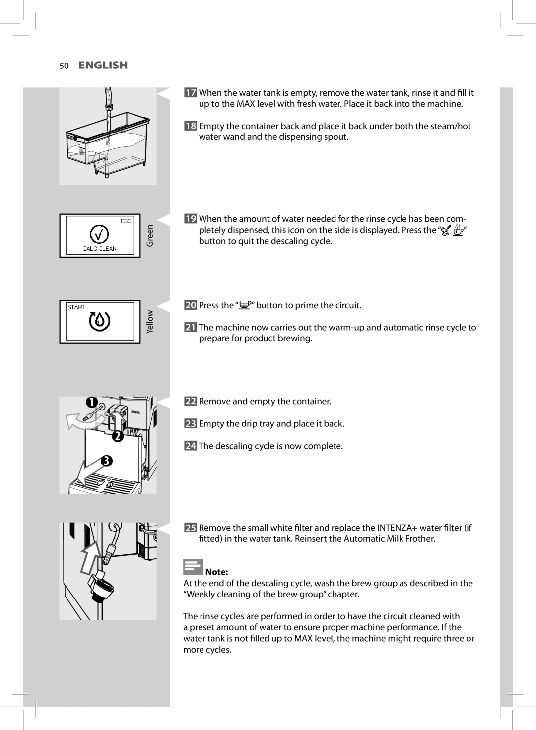 Saeco Coffee Makers HD8772 user manual English 