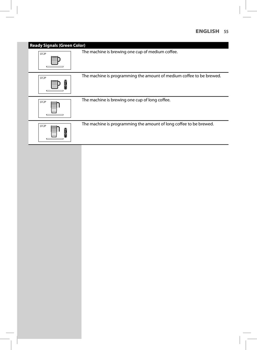 Saeco Coffee Makers HD8772 user manual English 