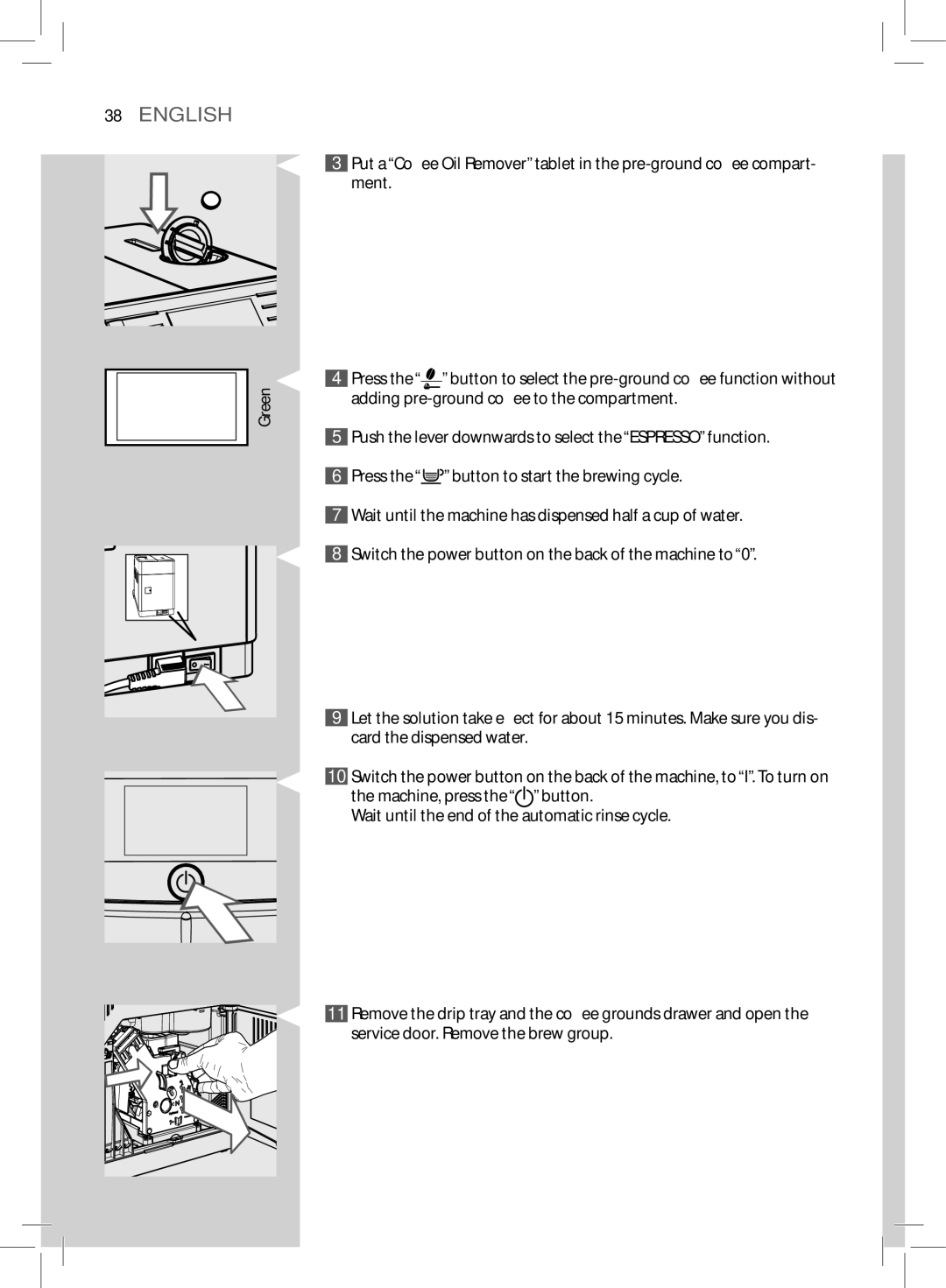 Saeco Coffee Makers HD8775 user manual English 