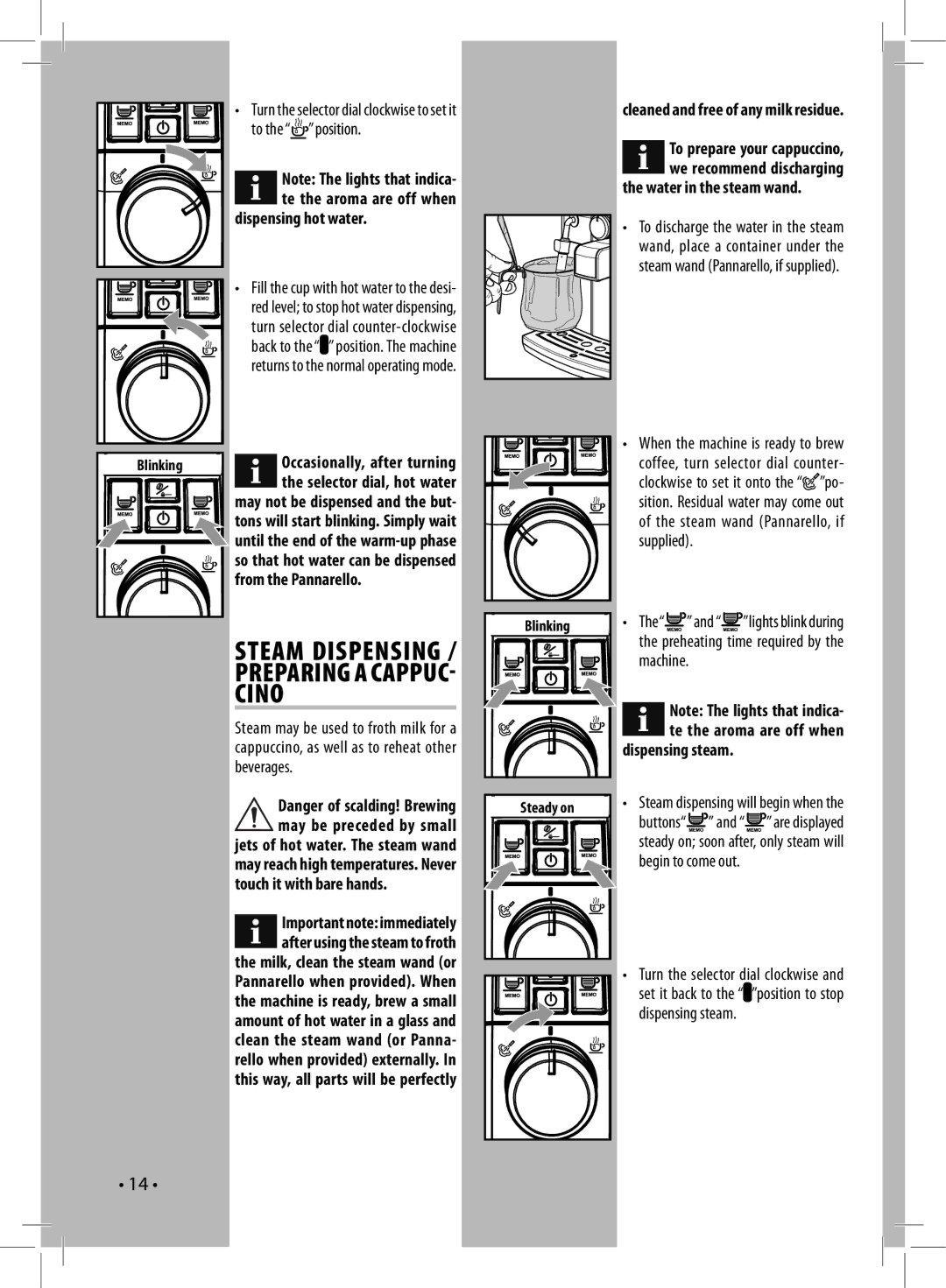 Saeco Coffee Makers HD8833 manual Cino 