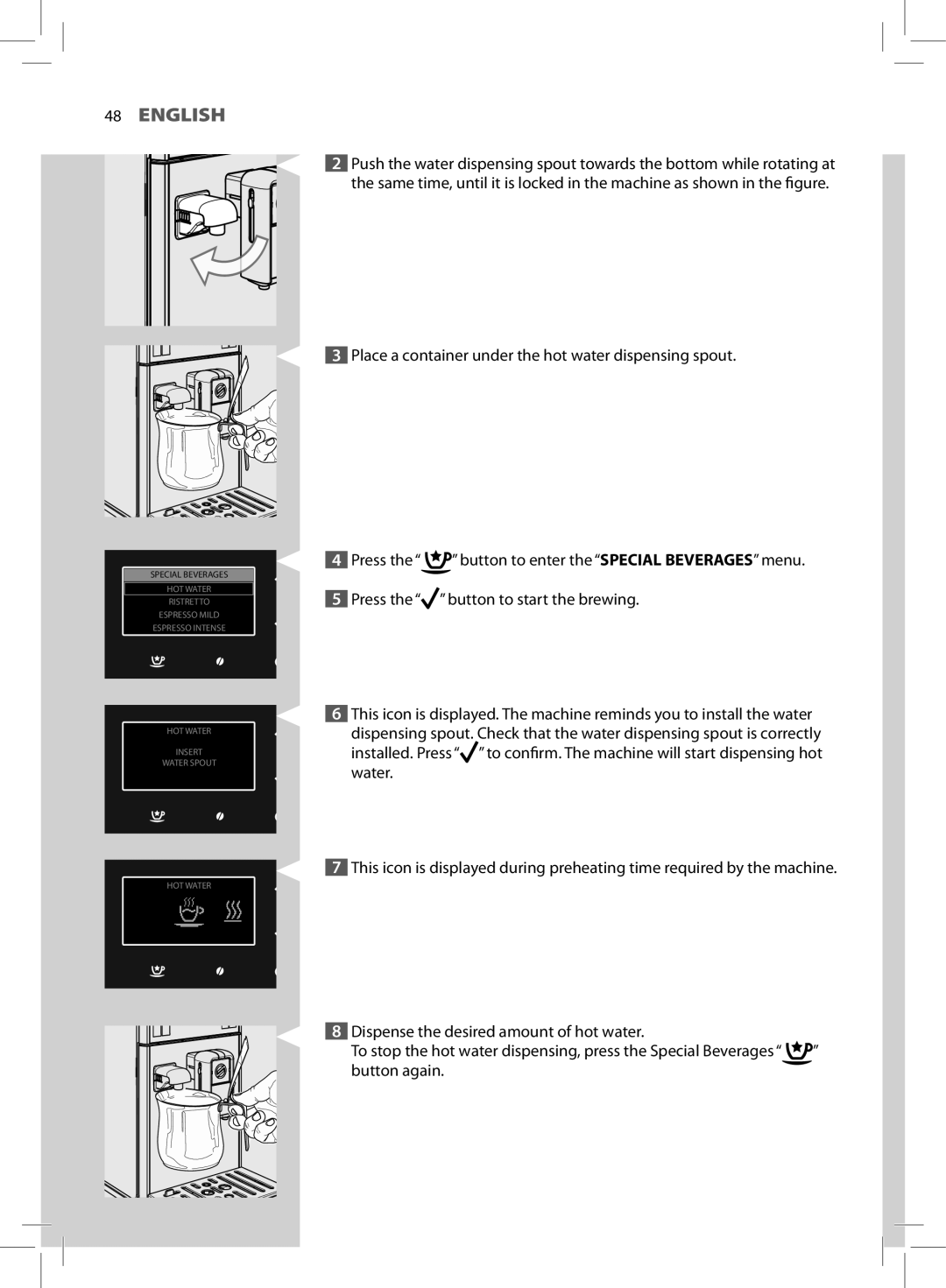 Saeco Coffee Makers HD8966 manual English 