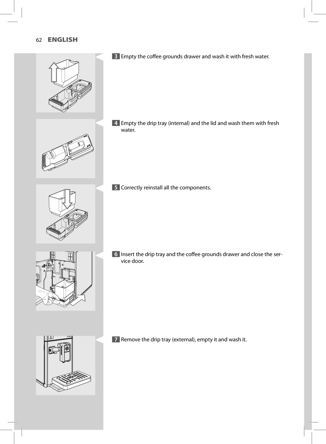 Saeco Coffee Makers HD8966 manual English 