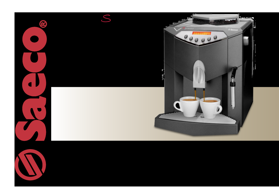 Saeco Coffee Makers V-spresso manual Operating Instructions, For Household Use Only, TYPE SUP021YTDR 