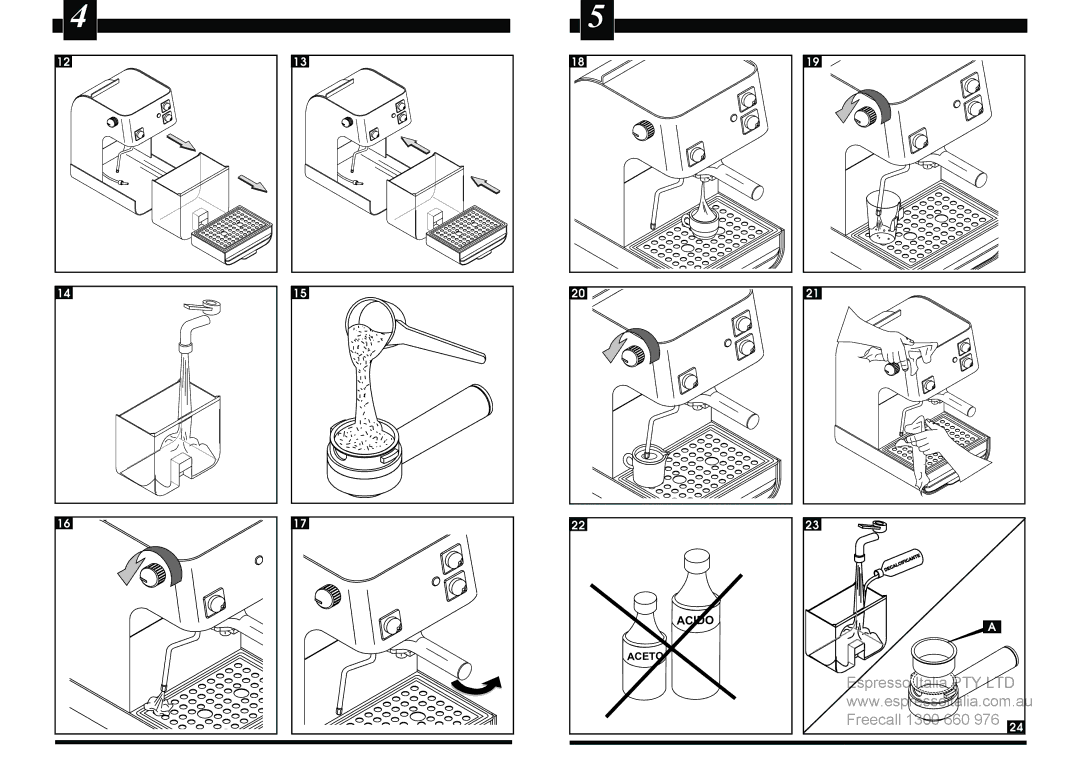 Saeco Coffee Makers VIA Venezia manual I D O 