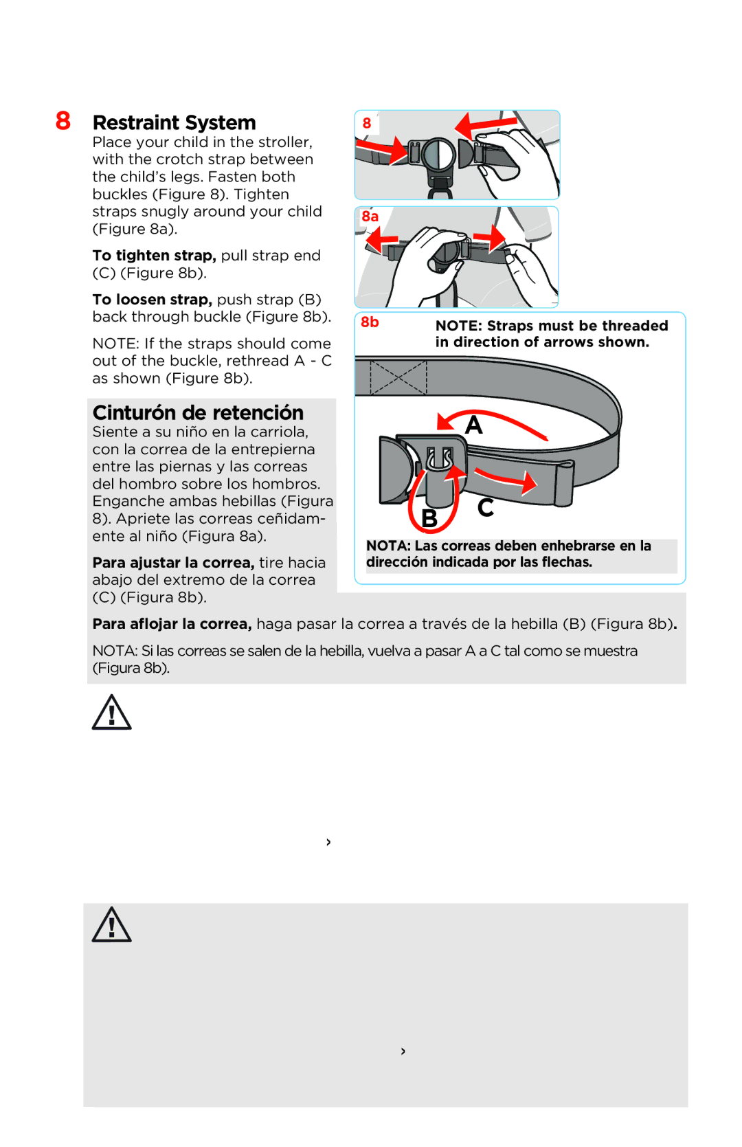 Safety 1st TR266BBJX manual Advertencia 