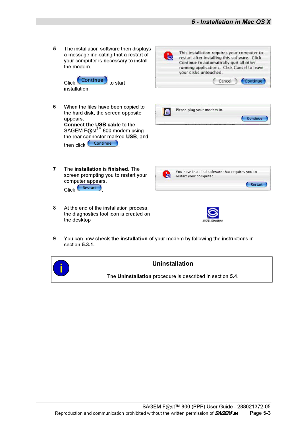 Sagem F@ST 800 manual Then click 