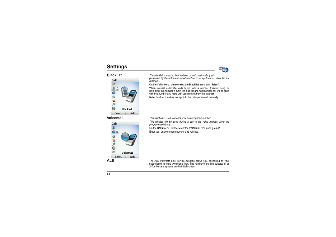 Sagem MyX-8 manual Example, This function is used to record your answer phone number, Programmable keys 