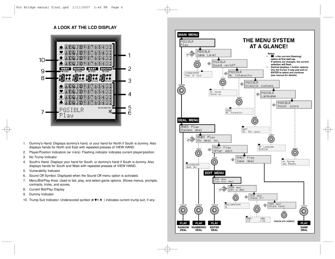 Saitek 3000 user manual Look AT the LCD Display 