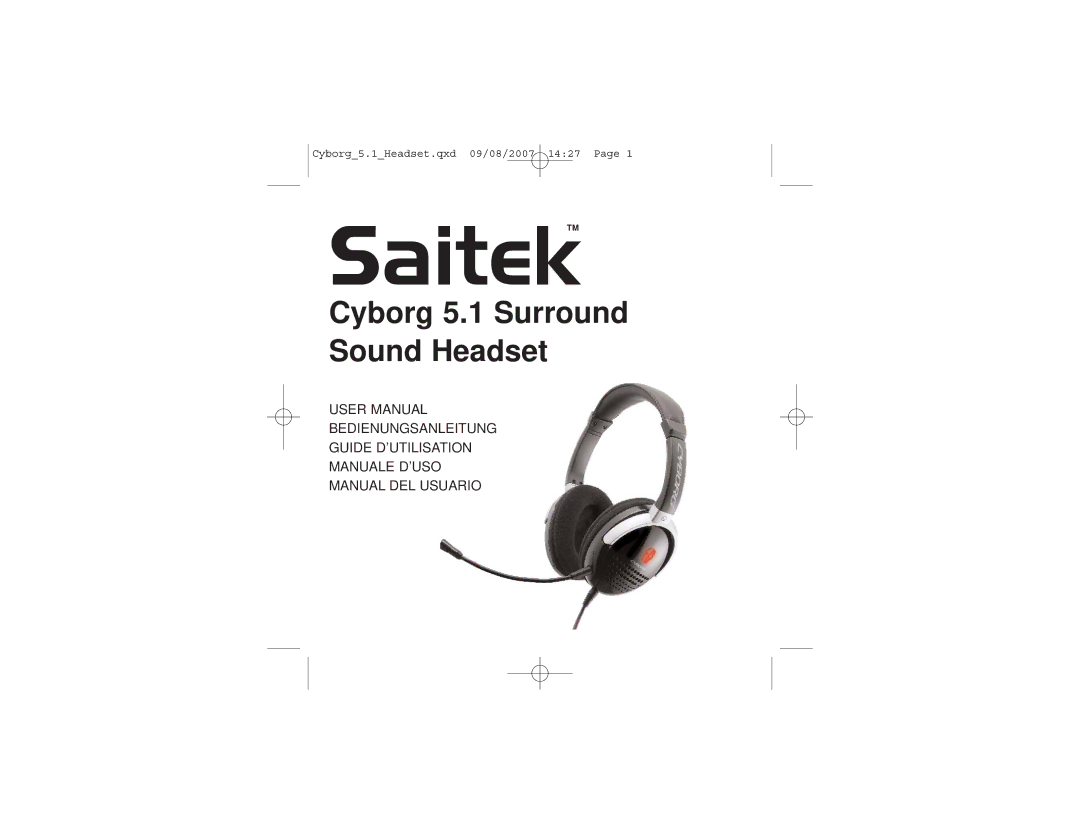 Saitek 5.1 user manual SaitekTM 