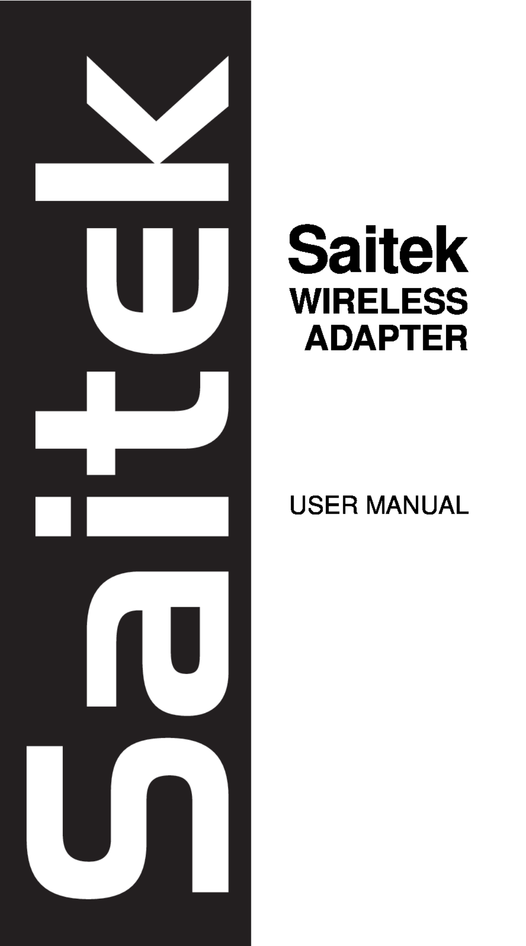 Saitek Wireless Adapter user manual Saitek, User Manual 