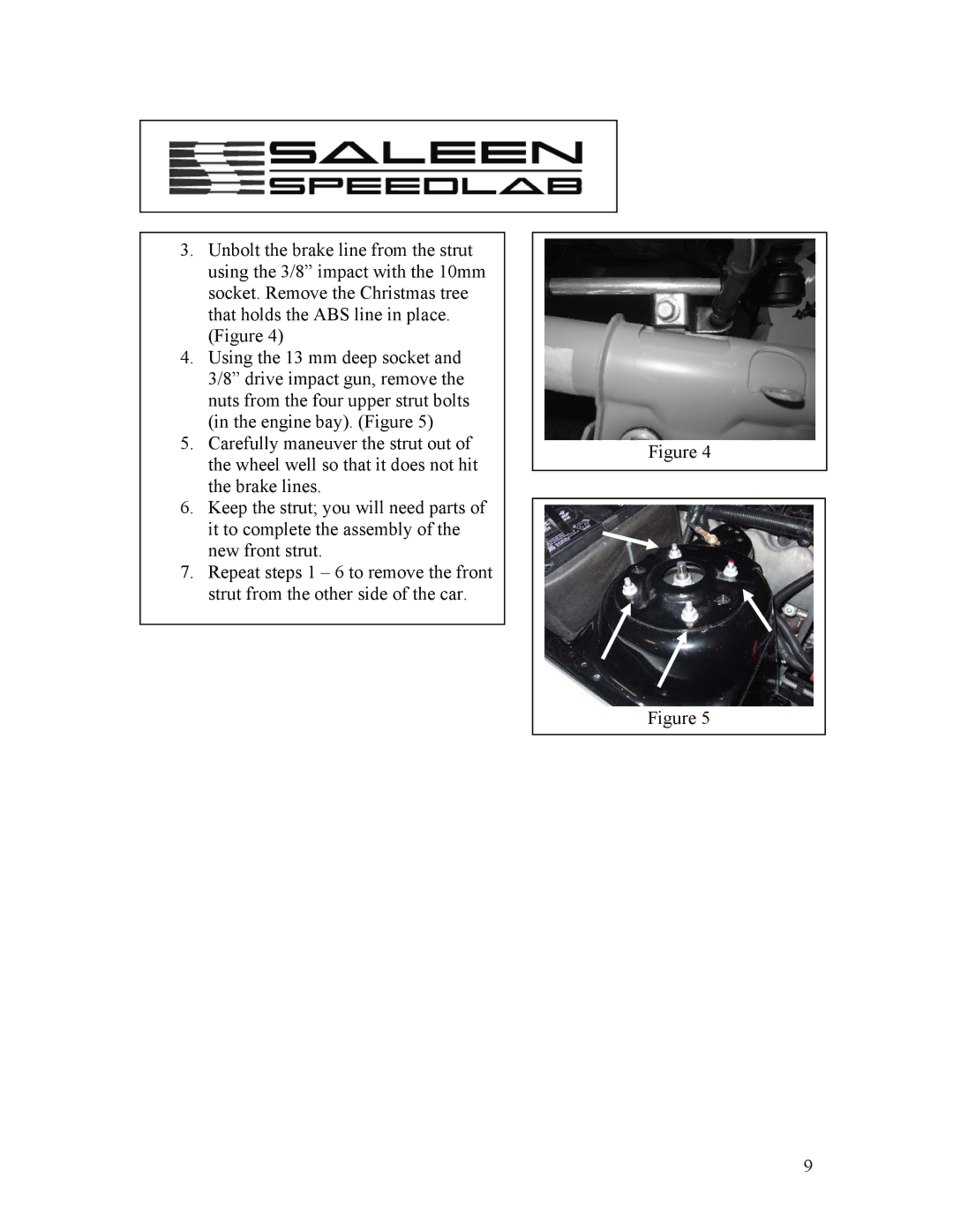 Saleen 10-8002-C11790A installation manual 