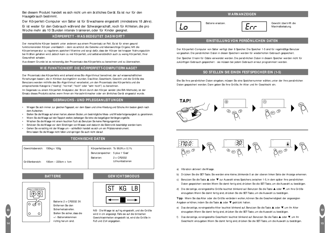 Salter Housewares Body Fat Computer Körperfett WAS Bedeutet DAS WORT?, WIE Funktioniert DIE KÖRPERFETT-COMPUTERWAAGE? 