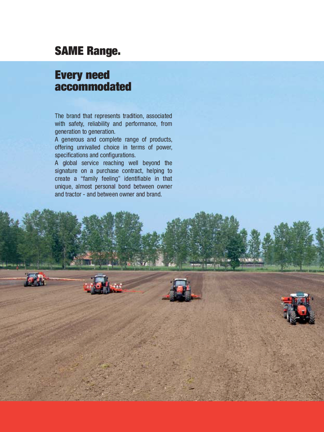 SAME Tractors manual Same Range 