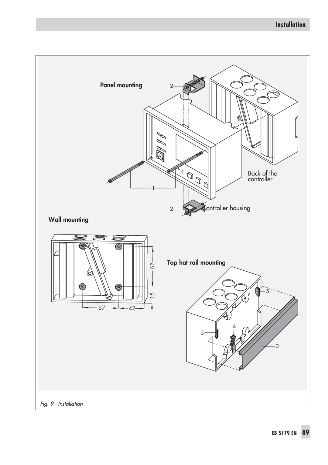 Samson 5179, 5100 operating instructions Installation 