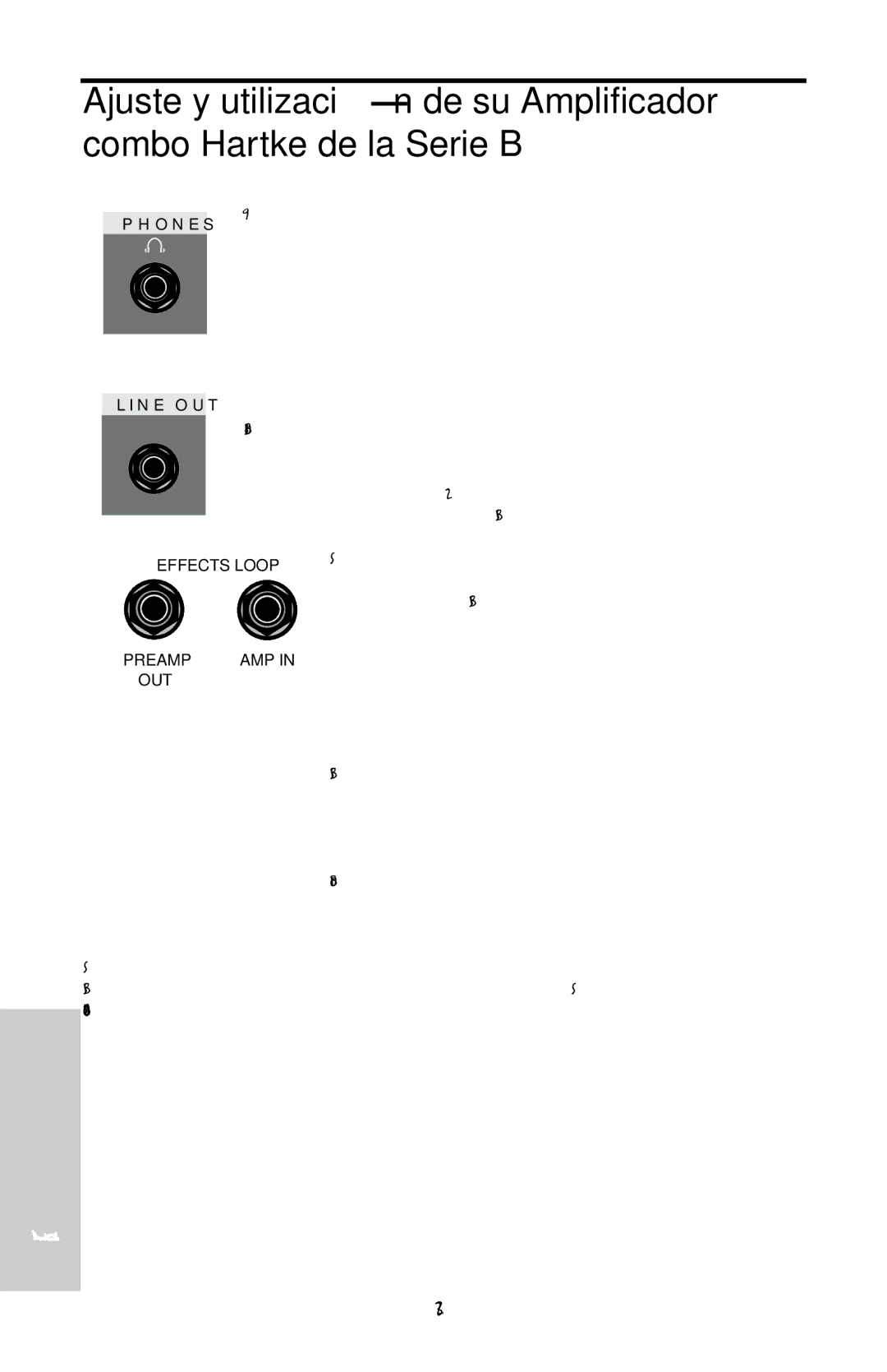 Samson B90 owner manual Phones Line OUT 