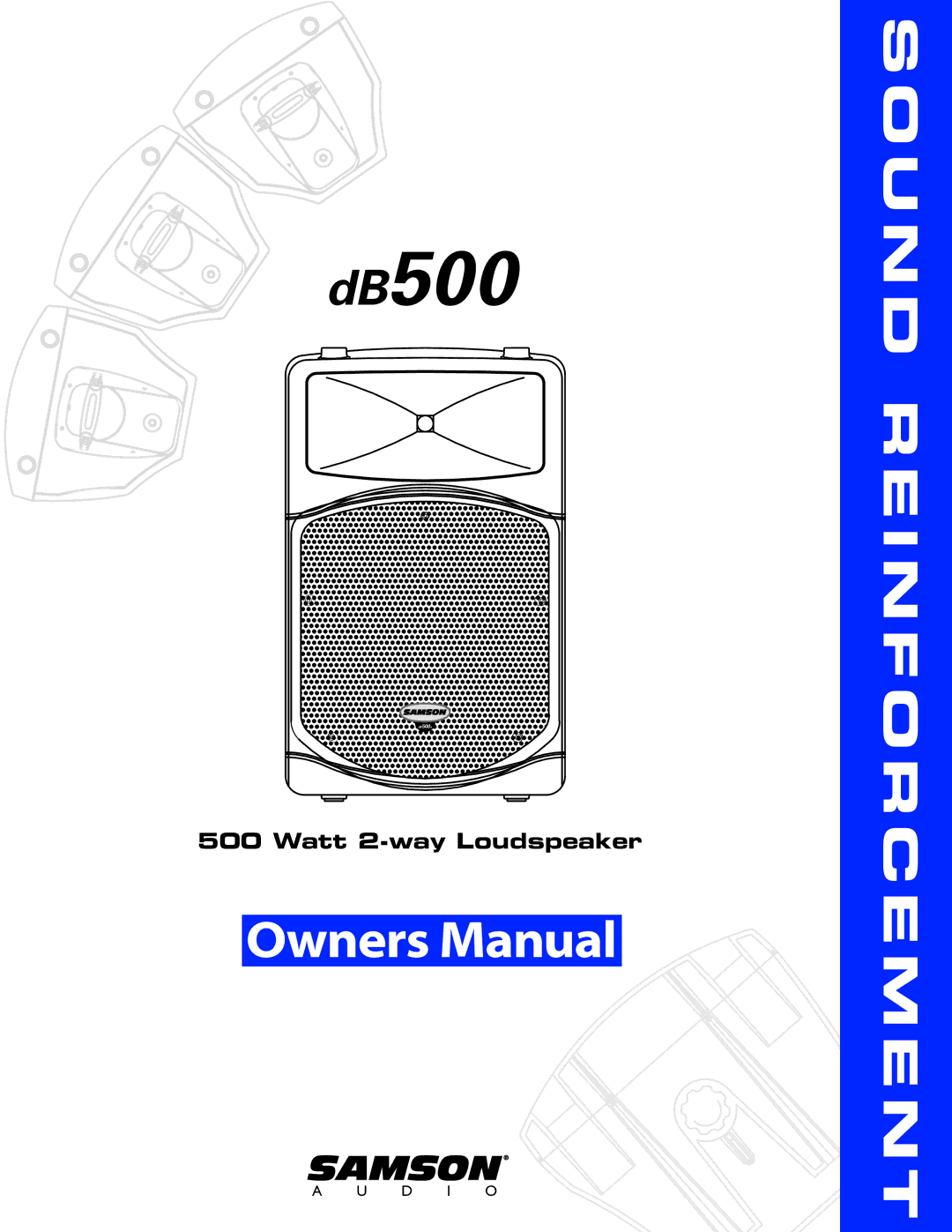 Samson dB500 manual DB500 