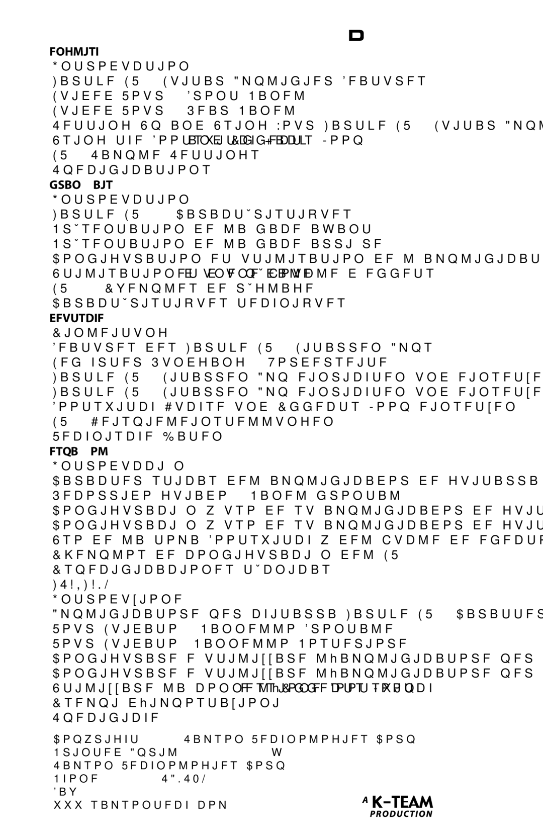 Samson GT60C, GT408 manual Table of Contents 