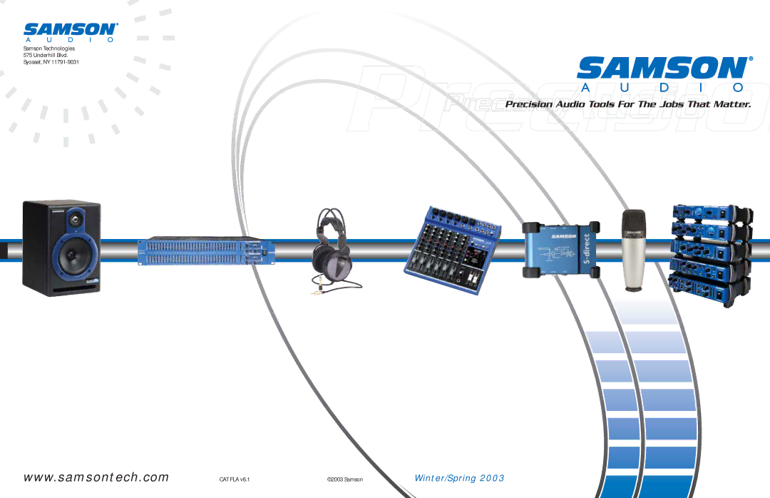 Samson Power Amplifiers manual Winter/Spring 