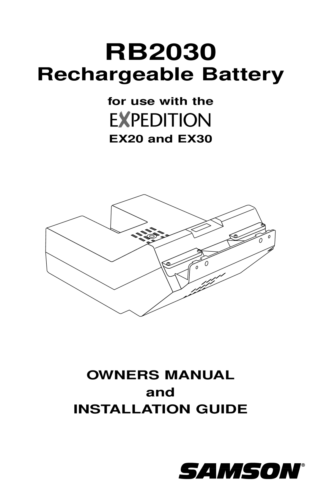 Samson RB2030 owner manual 