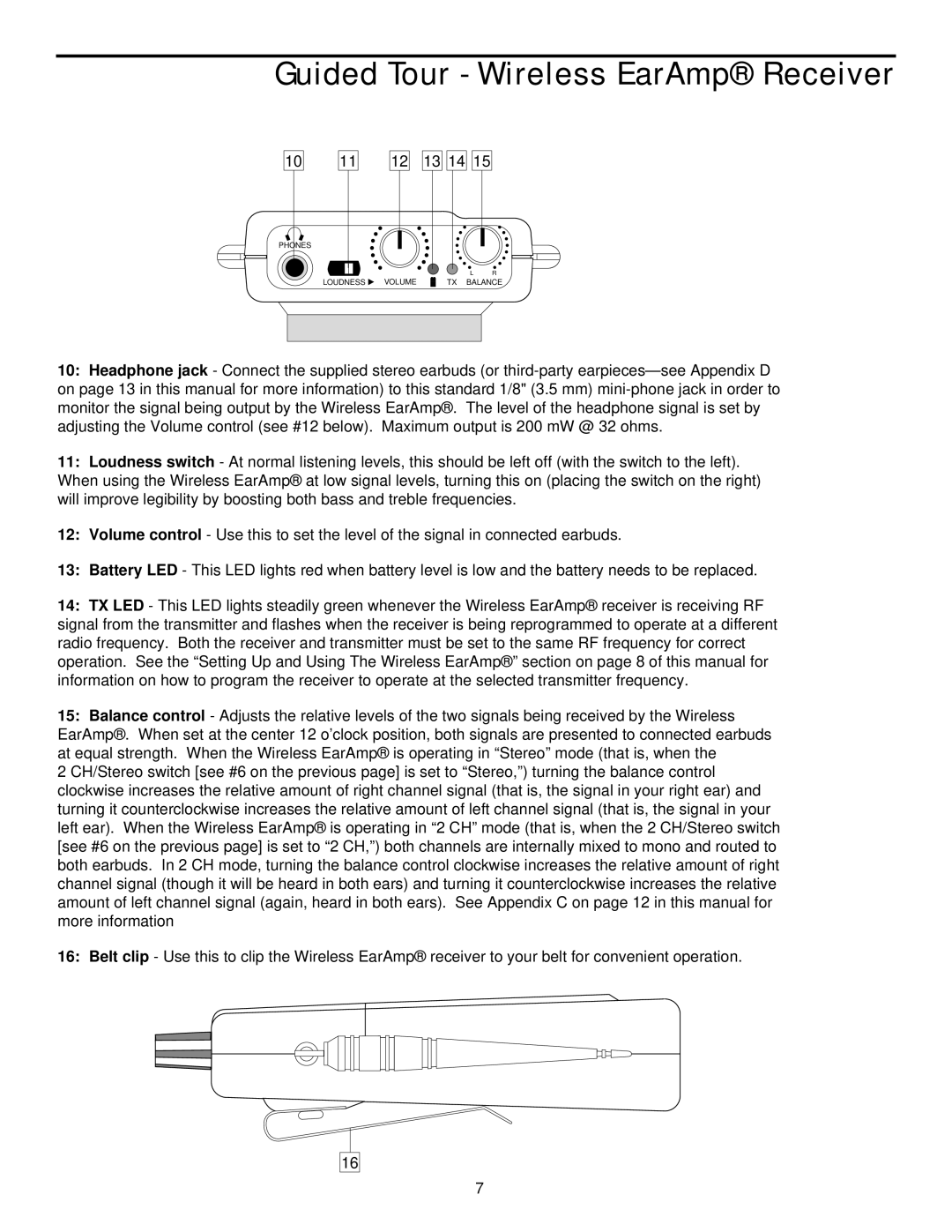 Samson RT80 owner manual 13 14 