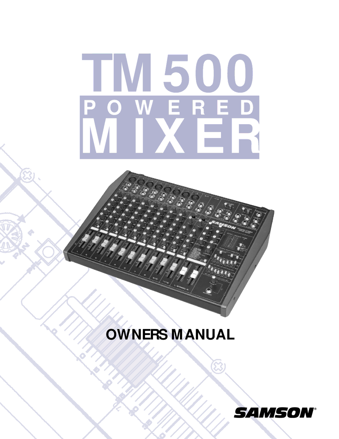 Samson TM 500 owner manual TM500 