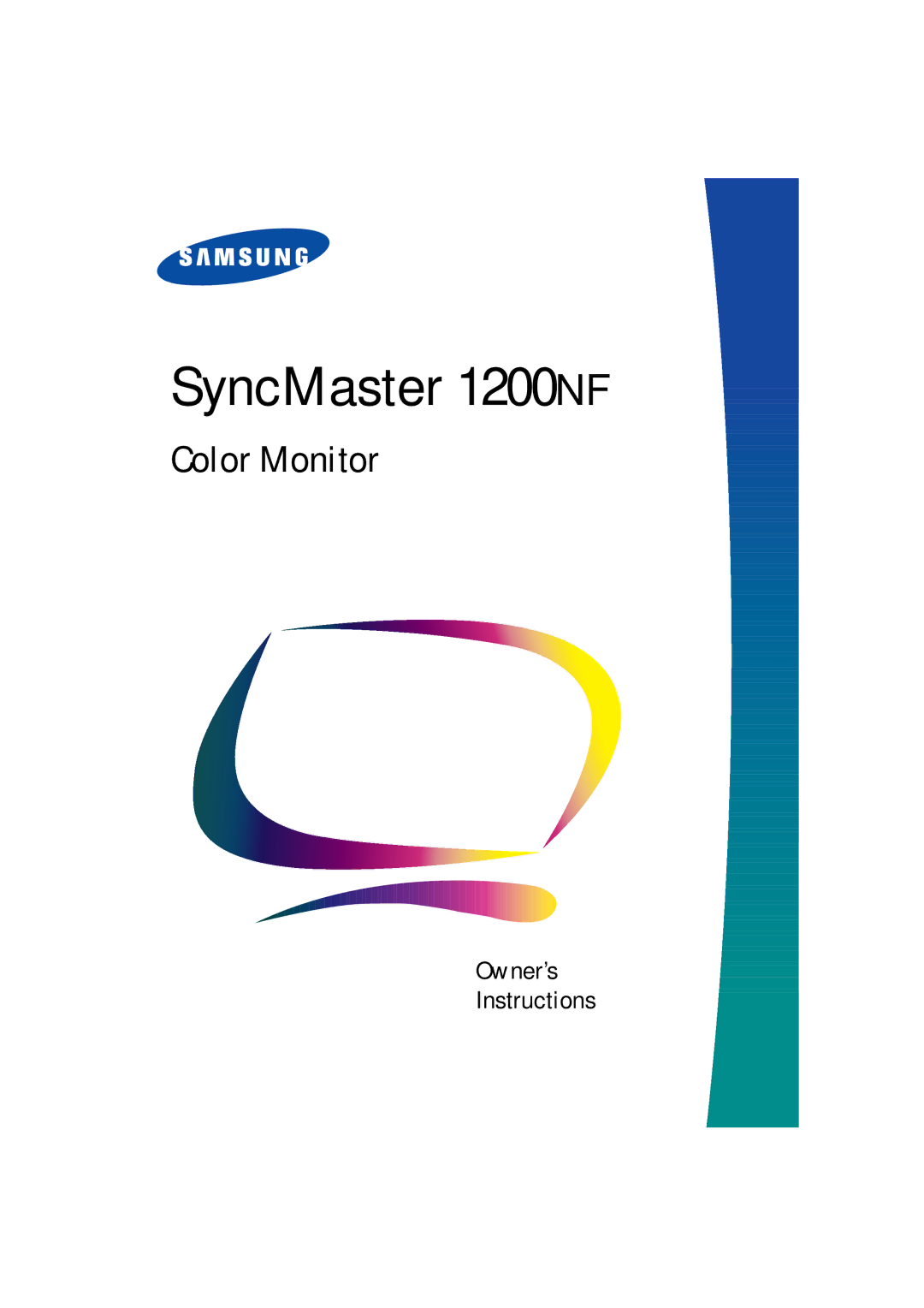 Samsung manual SyncMaster 1200NF 