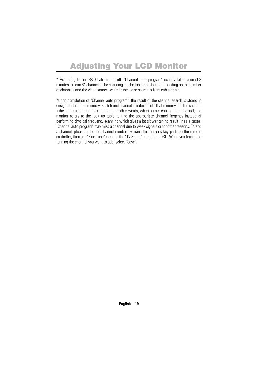 Samsung 150MP manual Adjusting Your LCD Monitor 