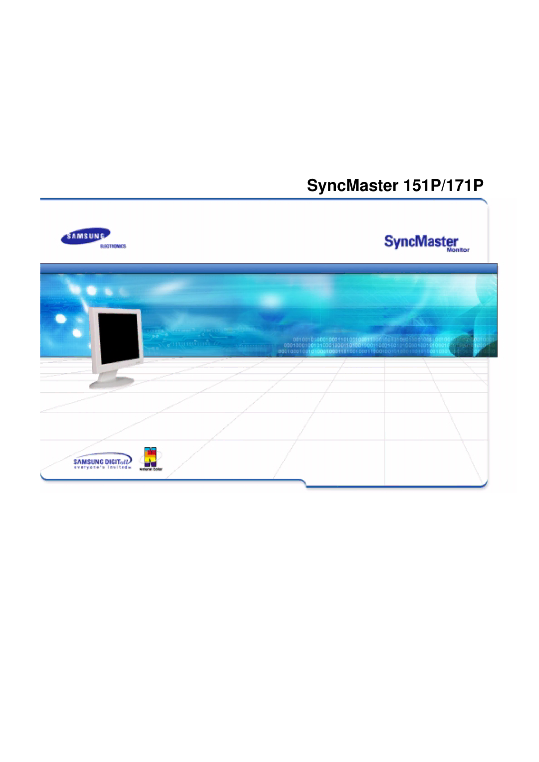 Samsung manual SyncMaster 151P/171P 