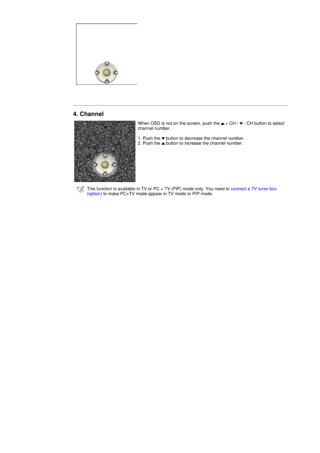 Samsung 152MP, 172MP manual Channel 